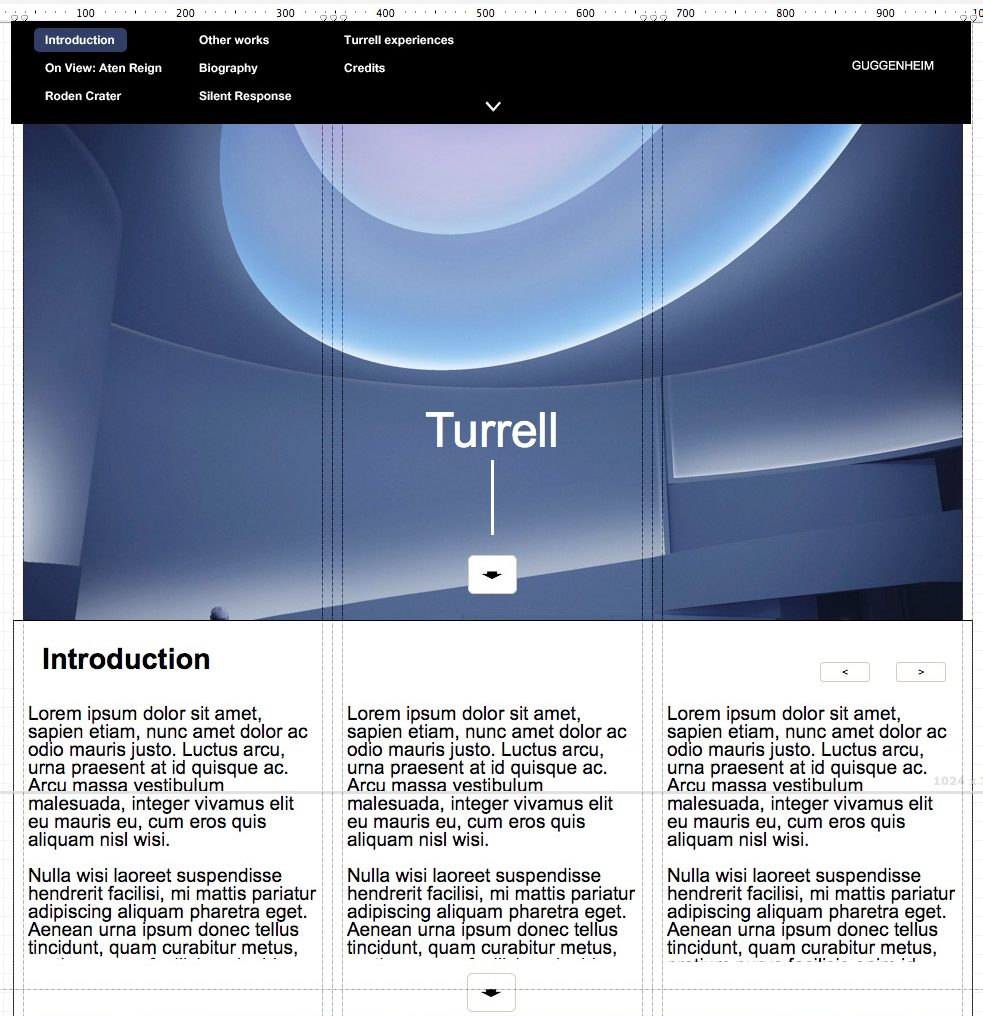 Turrell: exhibition site